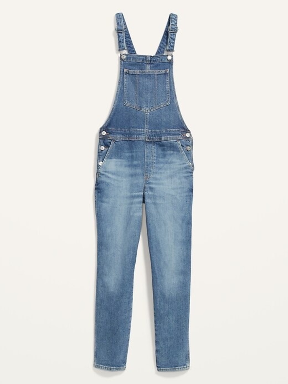 Old Navy Classic Light Wash Straight Leg Denim Overalls